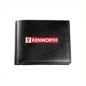 Portafoglio elegante con logo Kenworth Truck per uomo Business Casual Elegante Portafoglio semplice e pratico di qualità Elegante stampa grafica Crea