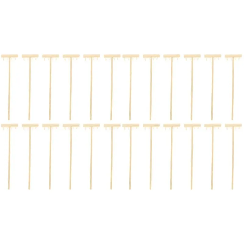 Mini Bamboo Rake Set for Zen Garden Meditation and Tabletop Decor - 6 Piece Set