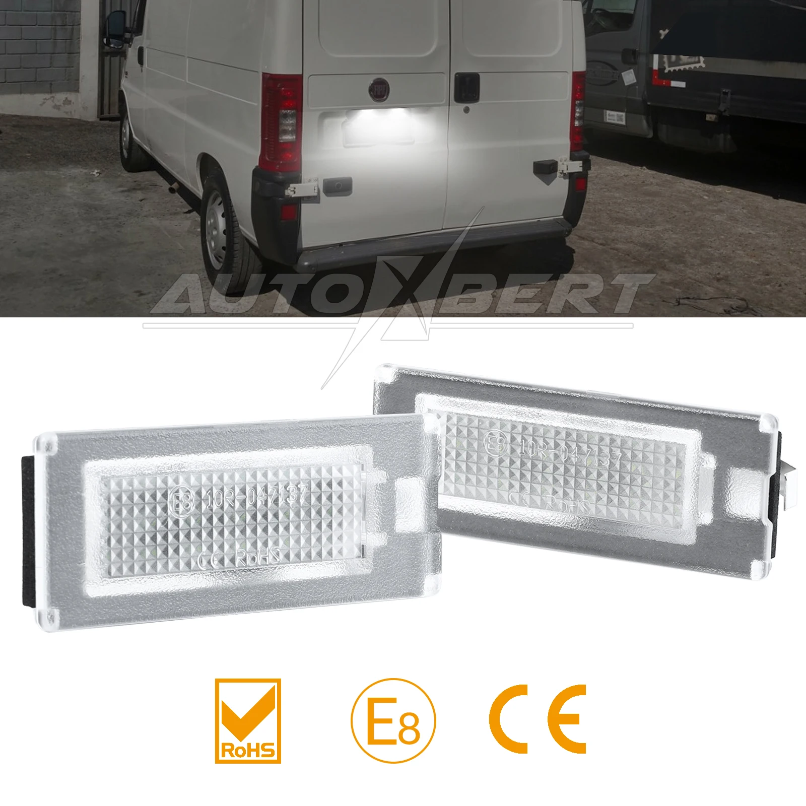 Ǫ  2006-2019  Ʈο   Fiat Ducato  2pcs Canbus   ̼ ȣ ÷Ʈ Ʈ   LED