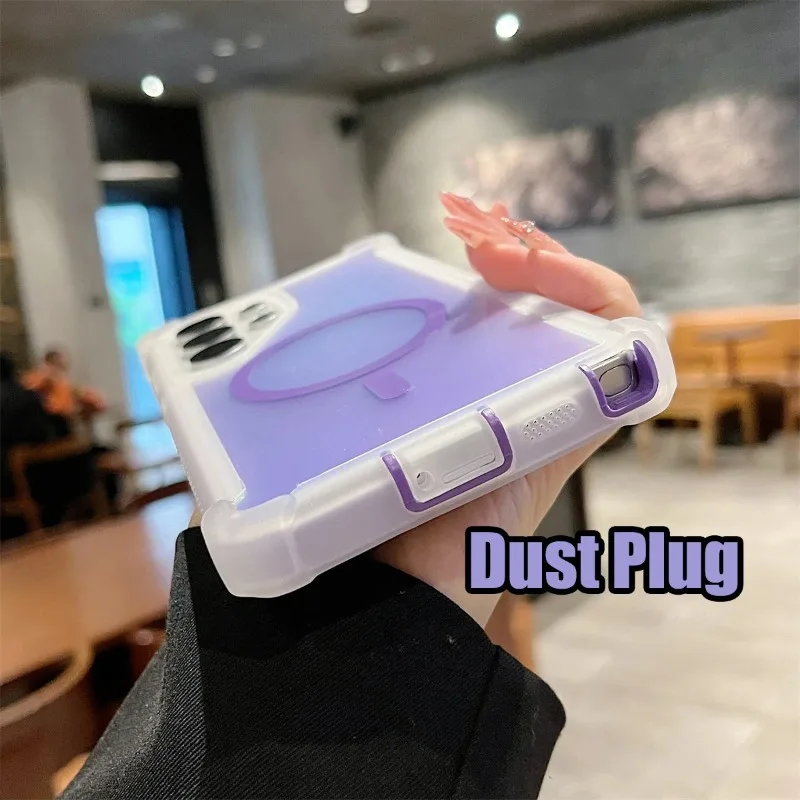 Gradient Magnetic Airbag Bumper Case - Aurora TPU Armor Cover