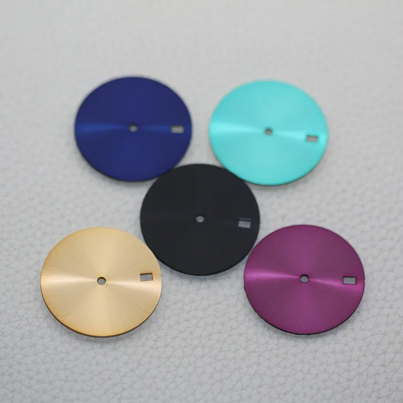 Sunburst Sterile Watch Face Can Be Customized, 28.5mm, Black, Gold, NH35, NH36, NH34