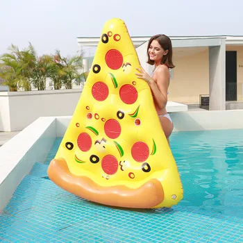 Hot Giant Pizza Swimming Pool Floating Inflatable Mattress Swimming Ring Circle Island Cool Water Party Pool Toy Pool Float 5