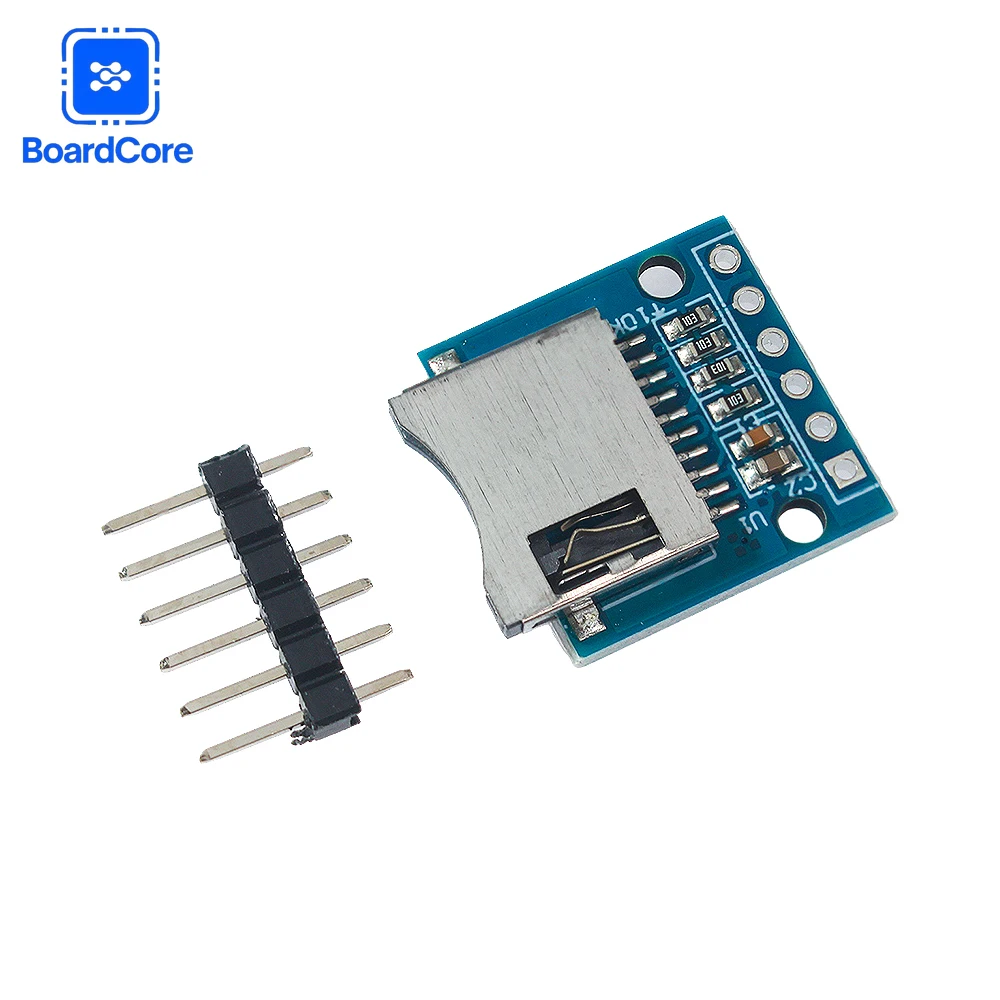 Micro SD Card Module TF Card Reader with Voltage Regulator and Pin Set