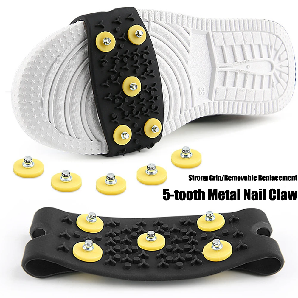 Teeth Anti-Slip Ice Crampons for Outdoor Gripper Spikes Winter