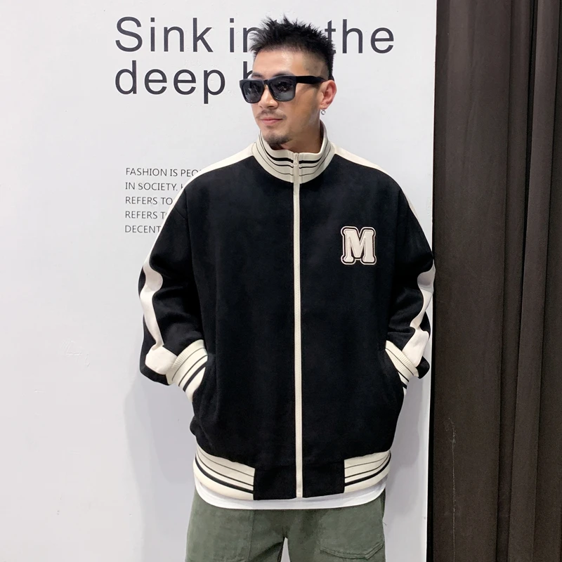 

Spring Autumn Sportswear Varsity Jacket Men's Clothing Embroidered Zip Coats Streetwear Baseball Jackets