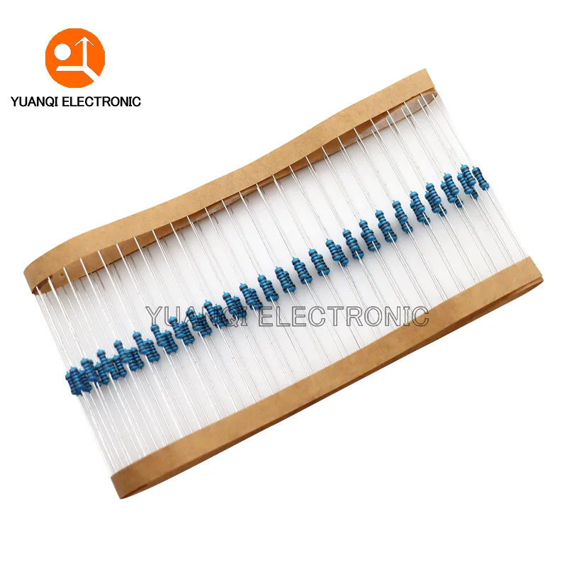 Metal Film Resistor 100PCS/LOT 1/4W 1% 0.25W 0.1 0.15 1.5 12 33 47 68 100 150 240 560 1K 3.3K 8.2K 10K 100K 680K 1M 10M 22M ohms