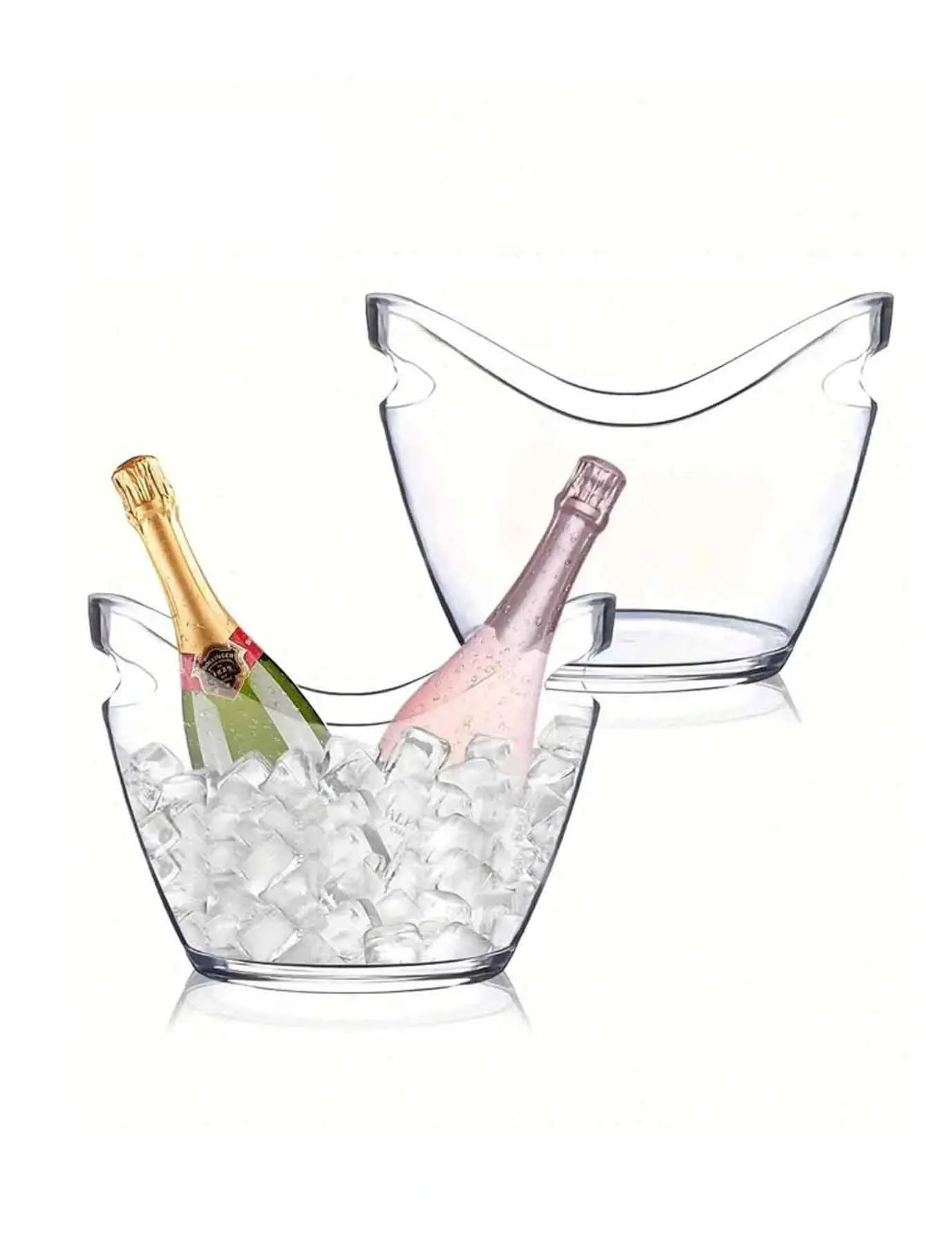 Acrylic ice bucket, beer beverage storage bucket, summer ice bucket