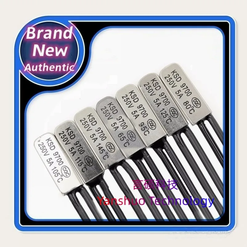 5 Pz Ksd9700 100% Originale, Interruttore Di Controllo Della Temperatura Normalmente Chiuso 5A 250V 45 ° 50 ° 75 ° 85 ° 90 ° 95 ° 110 ° 120 ° 125 °