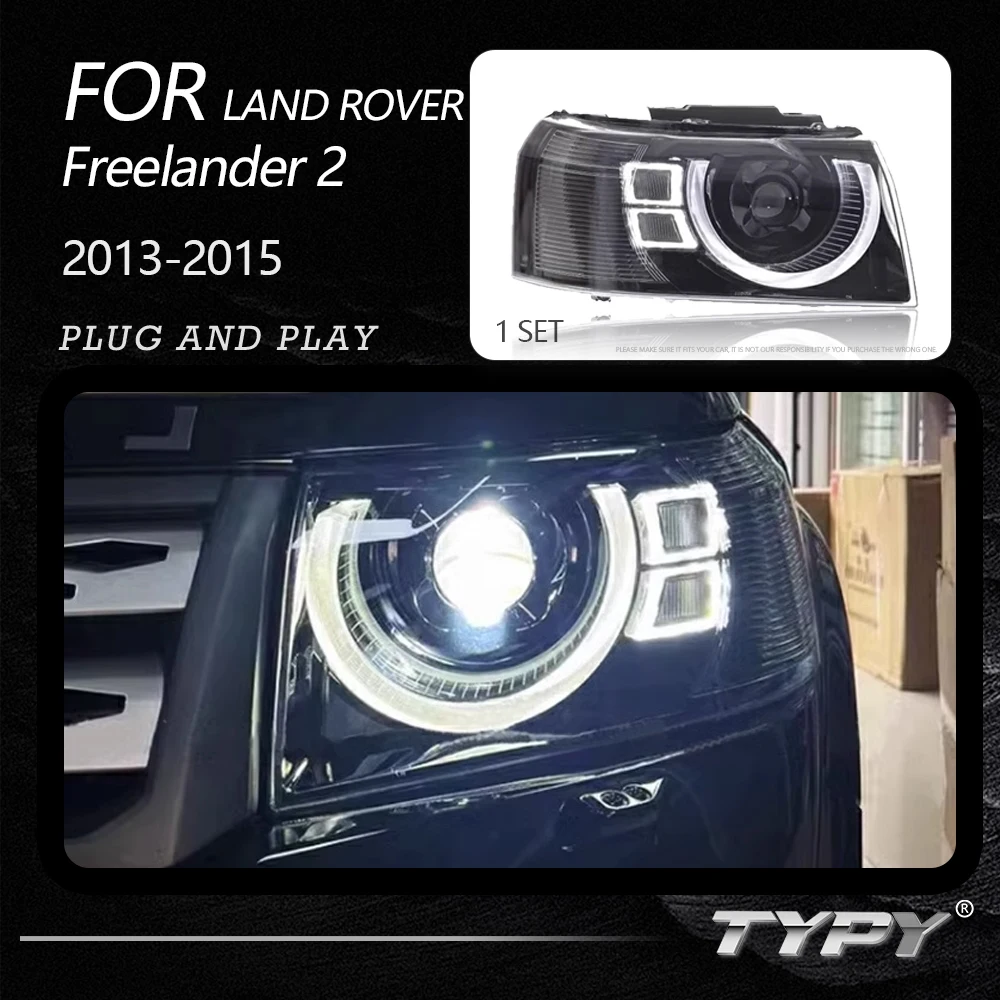

TYPY Car Headlights For Land Rover Freelander 2 2013-2015 LED Car Lamps Daytime Running Lights Dynamic Turn Signals