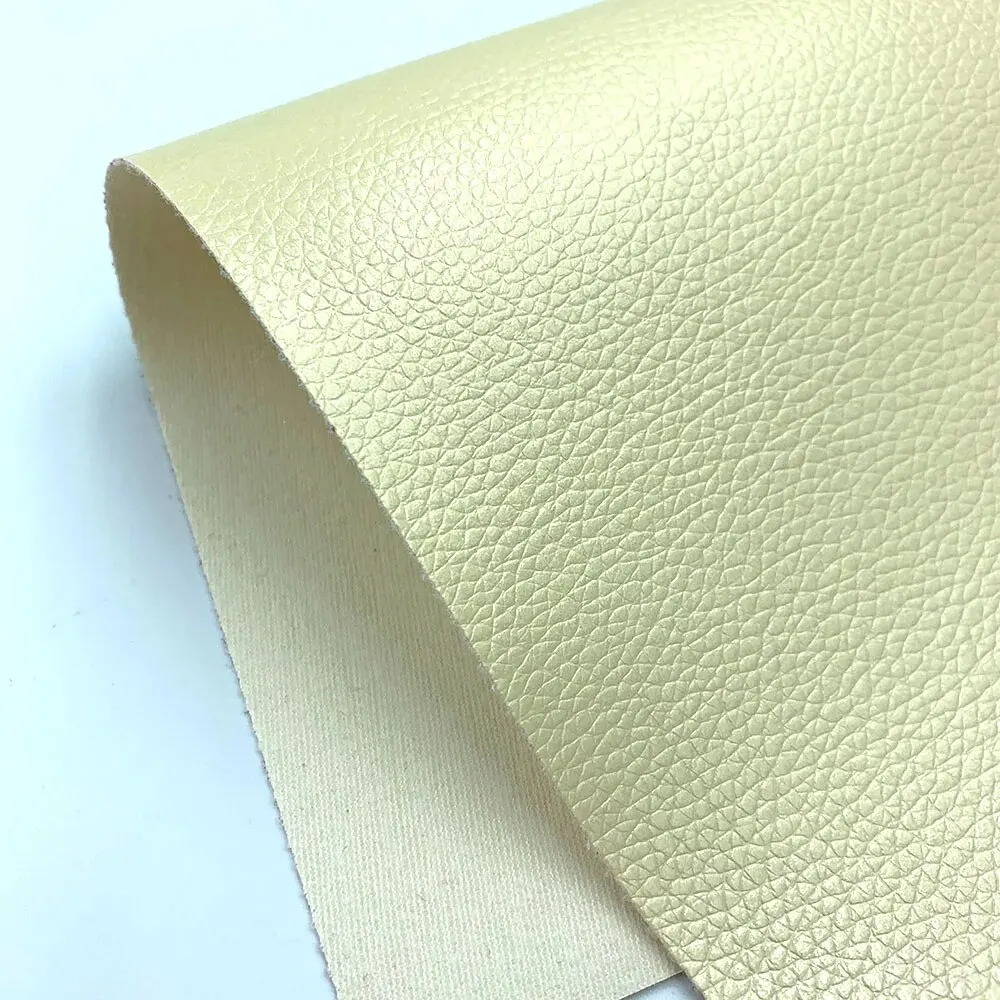 Litchi Textured Faux Leather Fabric for DIY Crafts and Upholstery