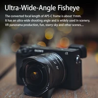 7artisans 7.5mm F2.8 Mark II Ultra Wide-Angle Fisheye Manual Lens for Sony E Fuji XF Nikon Z Micro M4/3 Canon EOS-M M50 Canon RF - Image 2
