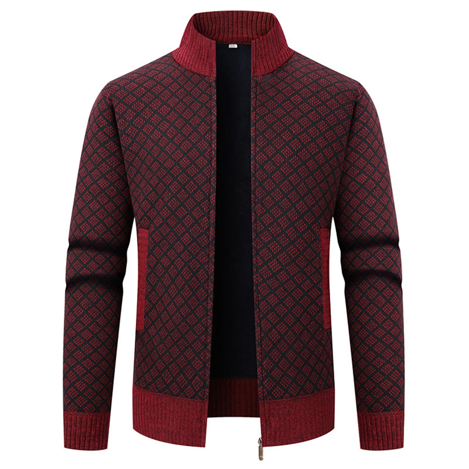 Veste décontractée à col montant