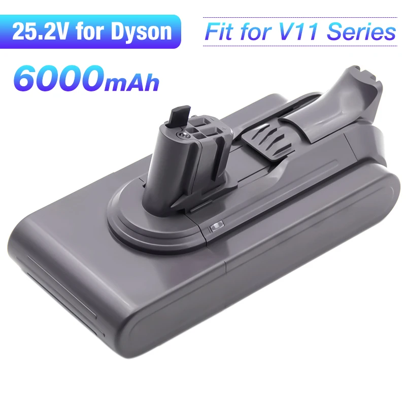 Batterie de cliquetis Li ion 25.2V, 6000mAh, pour Dyson V11, entraînement  par couple, tige sans fil, aspirateur 970425 01, (pas de type à visser) |  AliExpress