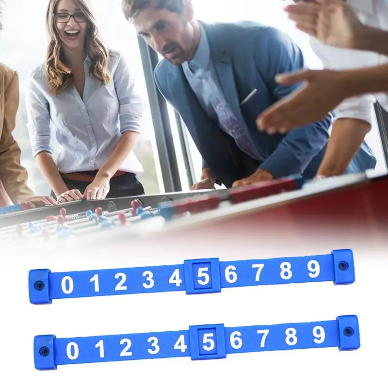 2 Pieces Foosball Counter Scoring Units 10 Numbers For Football Mini Scoring Accessories Keepers Standard Tables Scoreboard