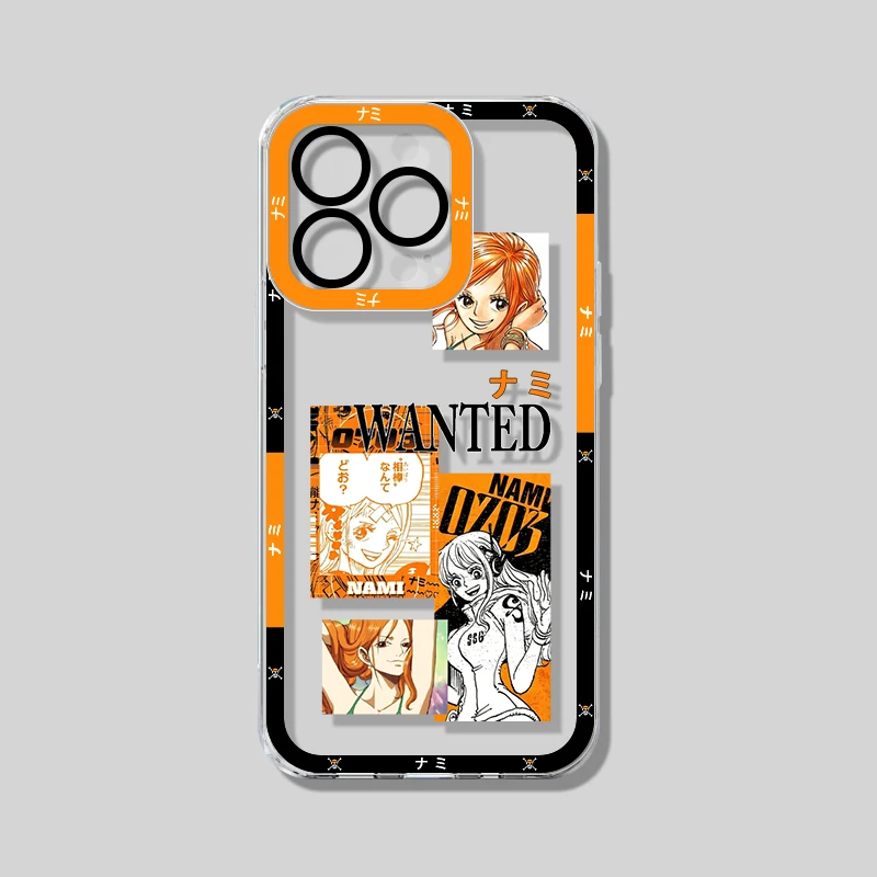 Cartoon Soft Silicone Clear Phone Case with Transparent Back Cover