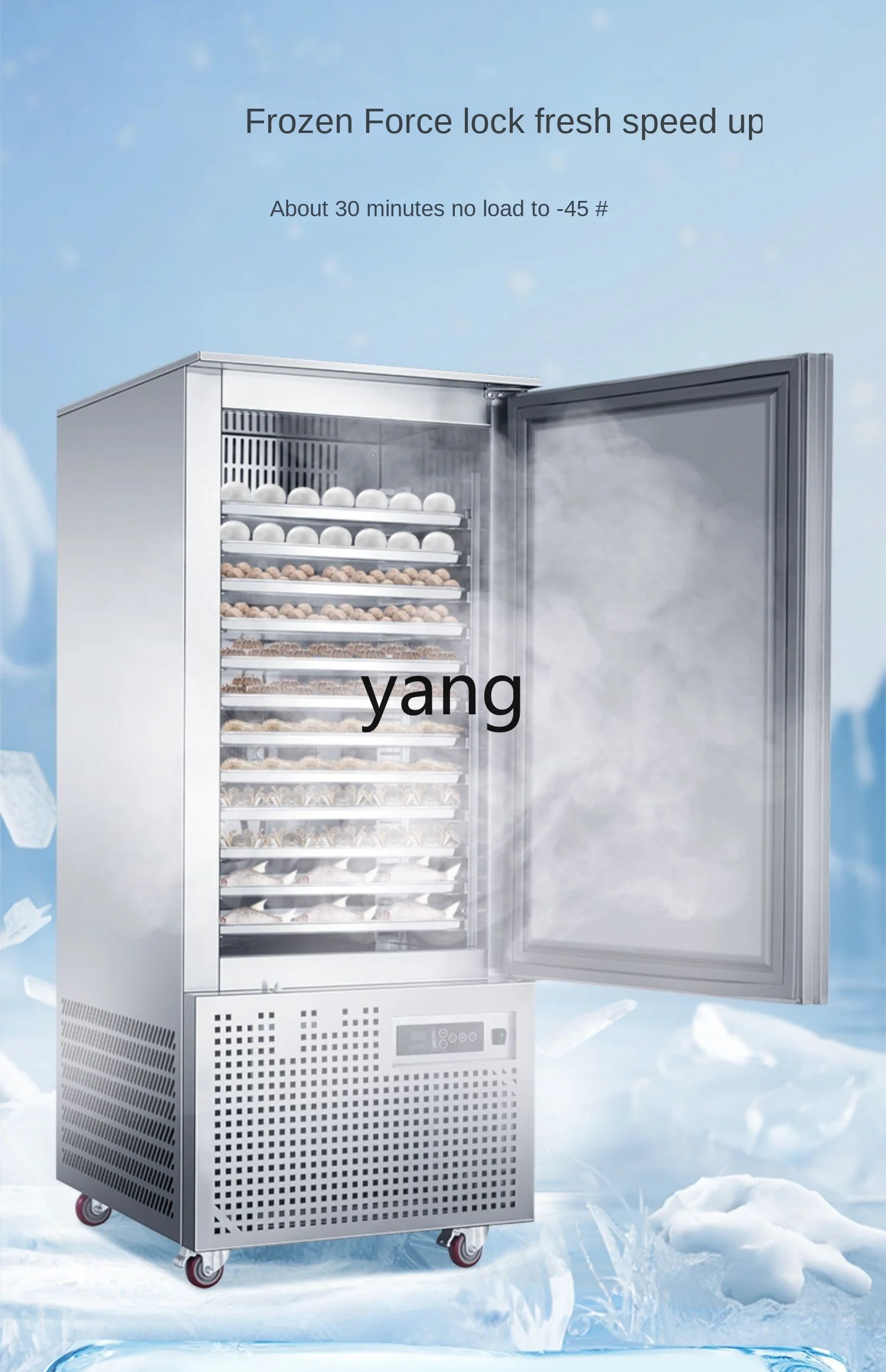 CX Commercial Air-Cooled Four-Door Low-Temperature Freezer Steamed Stuffed Bun Quick-Freezing Plug-in Disc Refrigerator
