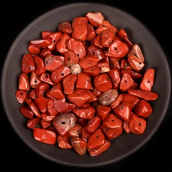 Natural Gemstone Chip Beads for DIY Jewelry and Accessories (Red jasper)