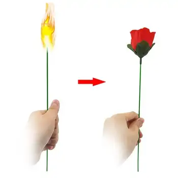 Novelty Surprise Prank Joke Mystical Fun Toy Torches Change Roses Magic Tricks Fun Romantic Present 1