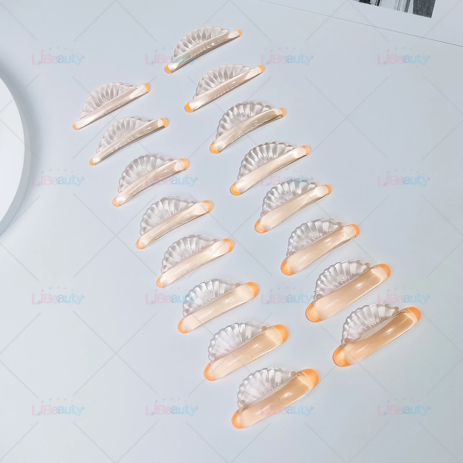 Libeauty 접착제 무료 실리콘 래쉬 리프트 패드 속눈썹 파마 패드 끈적 끈적한 속눈썹 막대 방패 리프팅 속눈썹 경기자 액세서리 도구