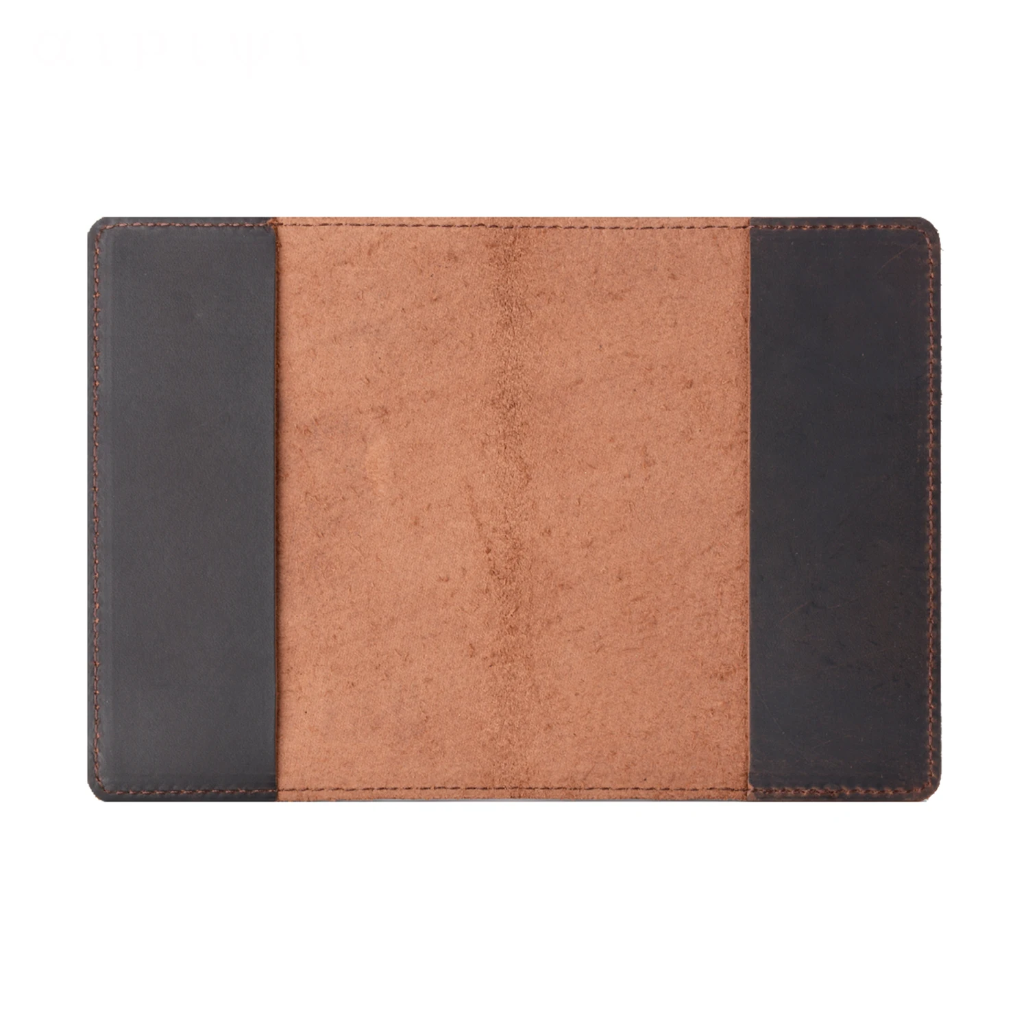 Genuine Leather RFID Travel Passport and Card Holder Wallet