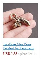 Brass Dragon Head Whistle Car Keys Chains Pendants Outdoor Survival Tools Whistles Necklaces Keychains Charm