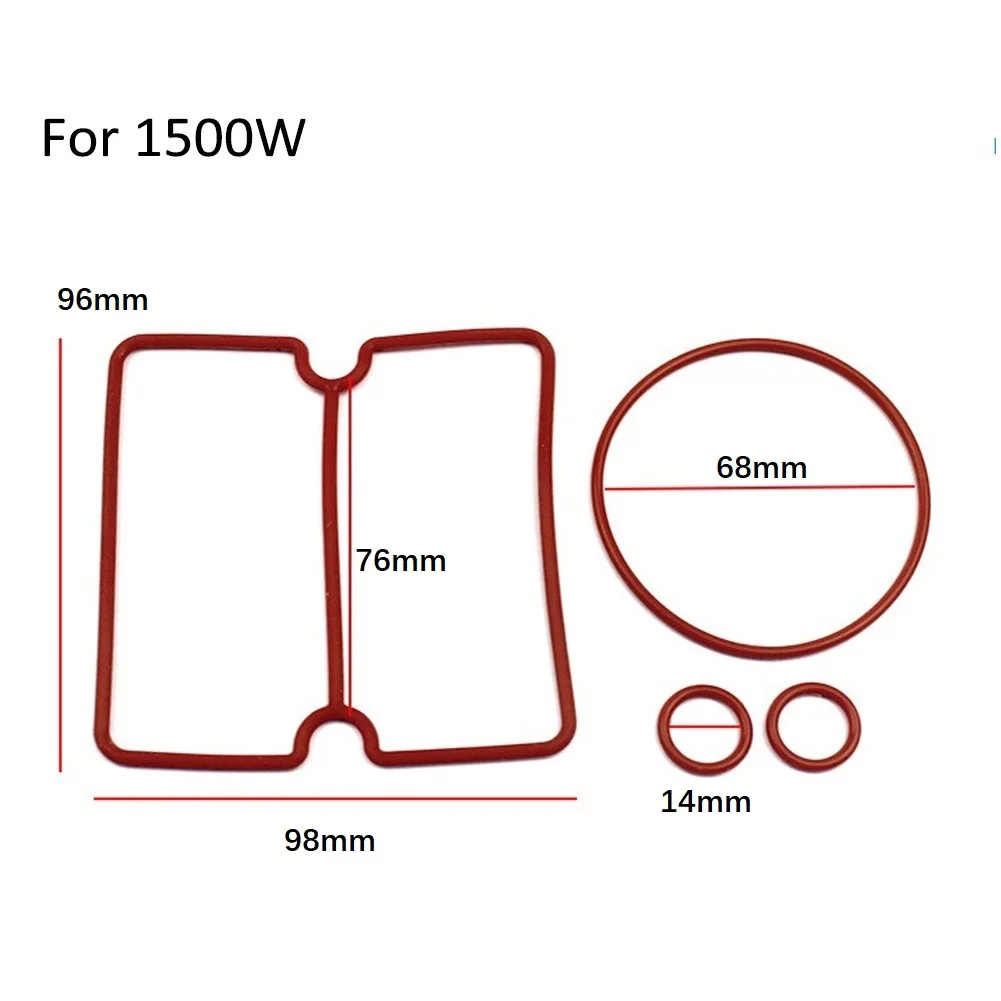 

4pcs/set Oil Free Air Compressor Nitrile Rubber Sealing Ring 2X O-shaped Gasket + 1X Catheter Gasket + 1X Square Gasket