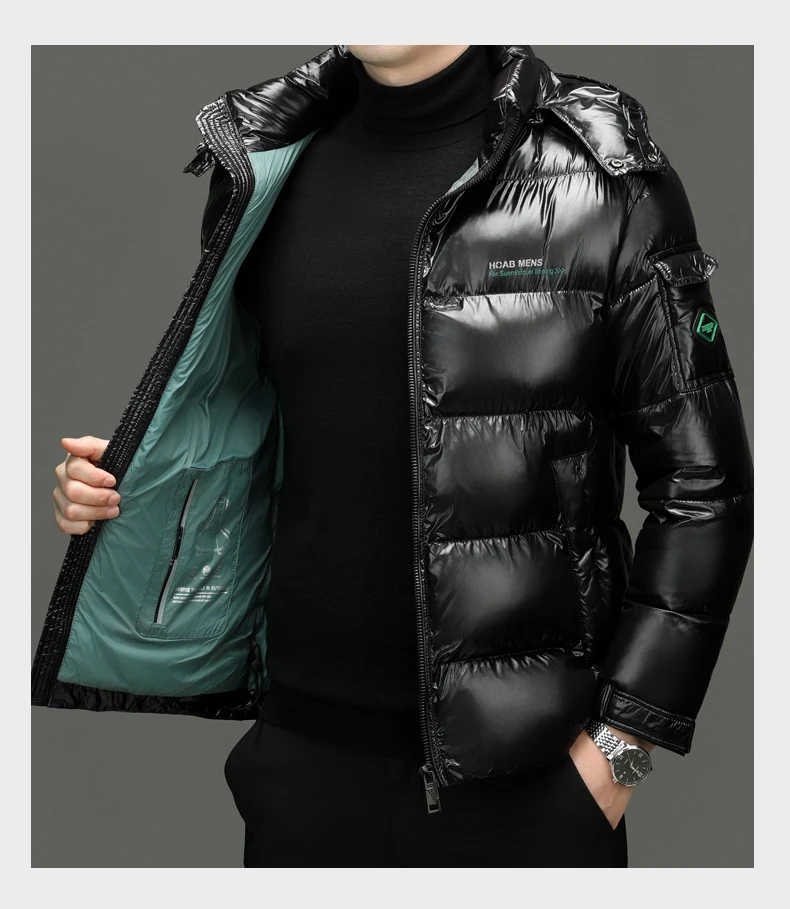 Lässige, helle, mit Kapuze und Baumwolle gefütterte Jacken 2025, Winter-Streetwear, warme und winddichte, lockere Parkas, dicke Top-Mäntel für Jugendliche – Detail 11