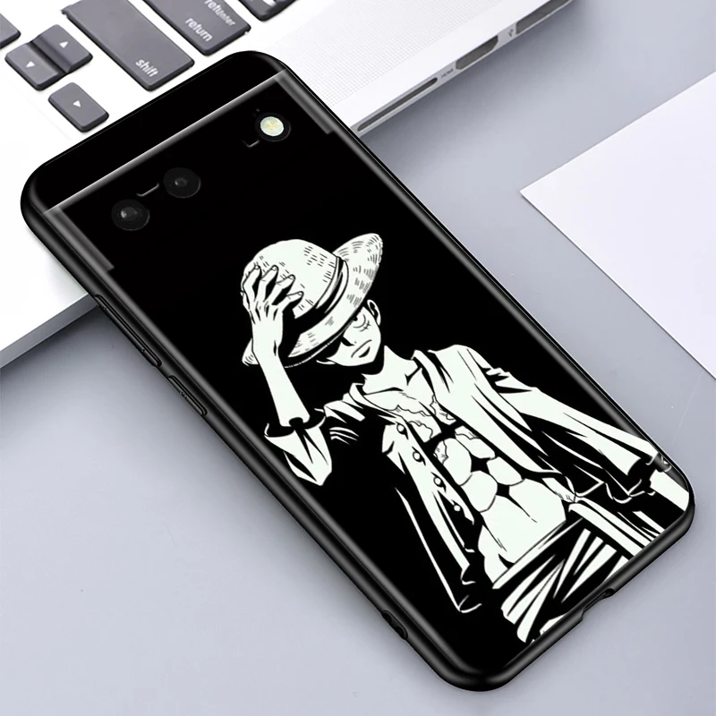 アニメ日本ワンピース電話ケース Google のピクセル 8 7 6 プロ 6A 5A