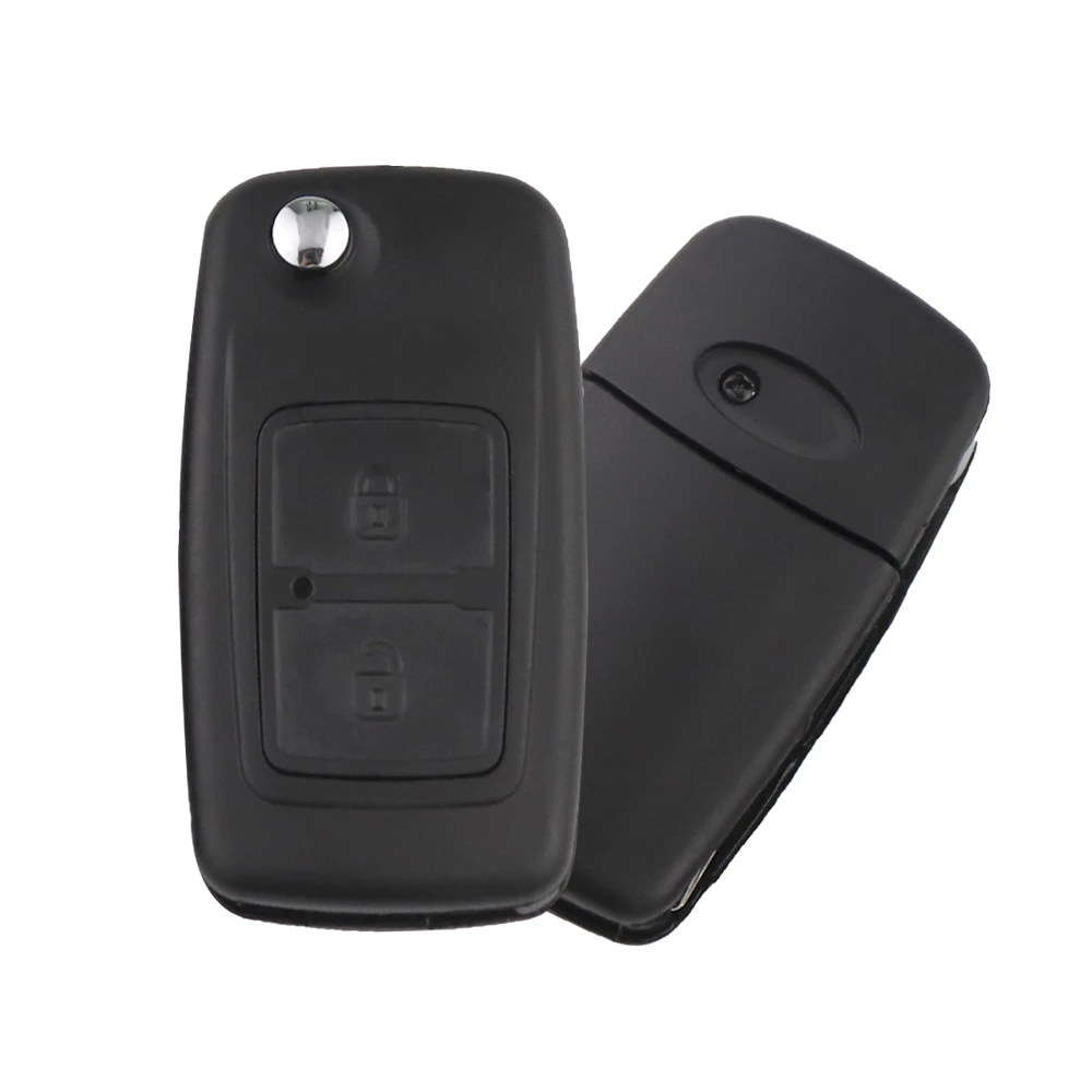 Enhanced Remote Car Key Shell Fob Case with Uncut Blade