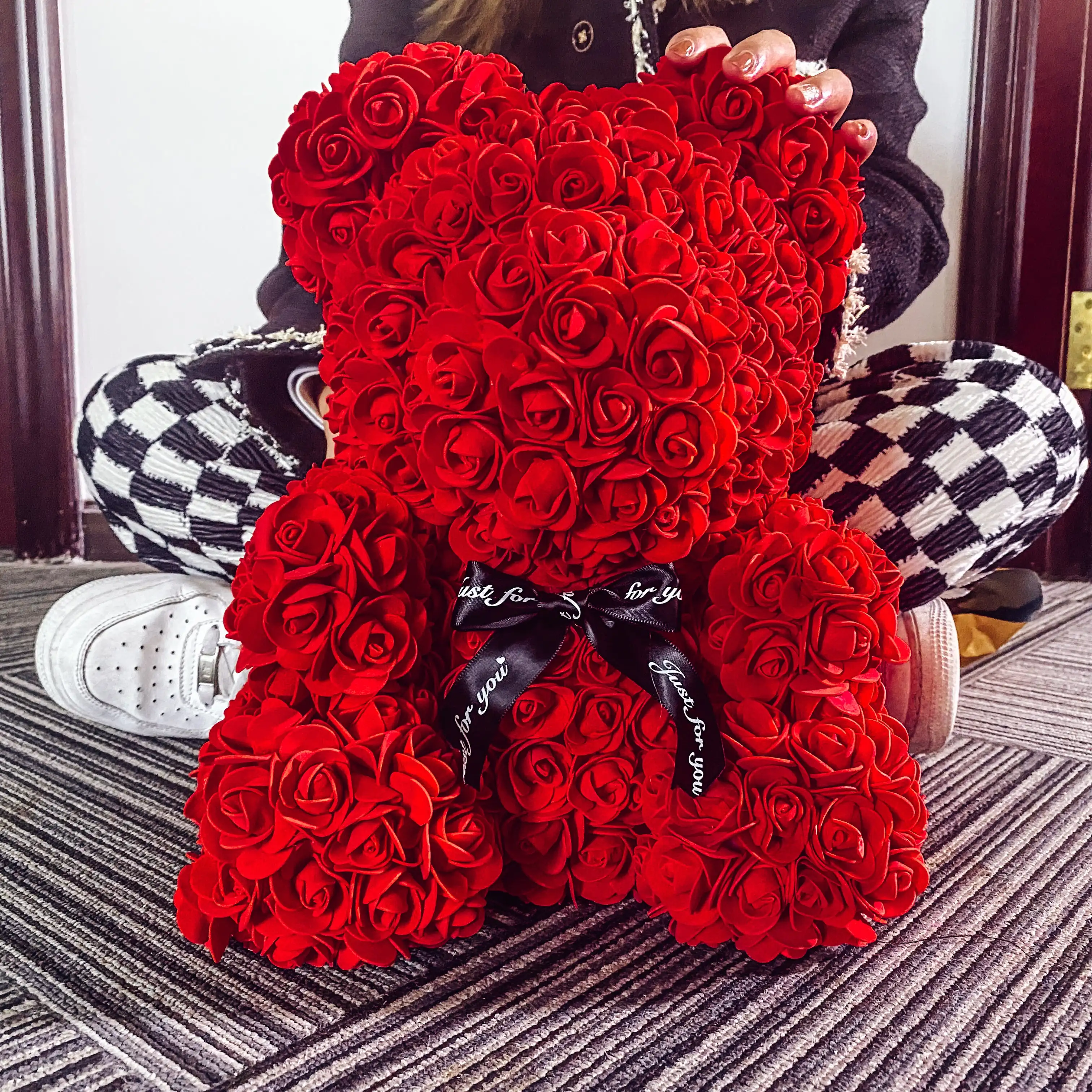 Girlfriend Gifts 25cm/40cm Soap Foam Bear Rose Teddy Rose Bear