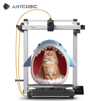 Anycubic 3D Printer Kobra 3 MAX Support Multicolor Needs ACE Pro Large Printing 600mm/s High-Speed Precise 420*420*500mm Area
