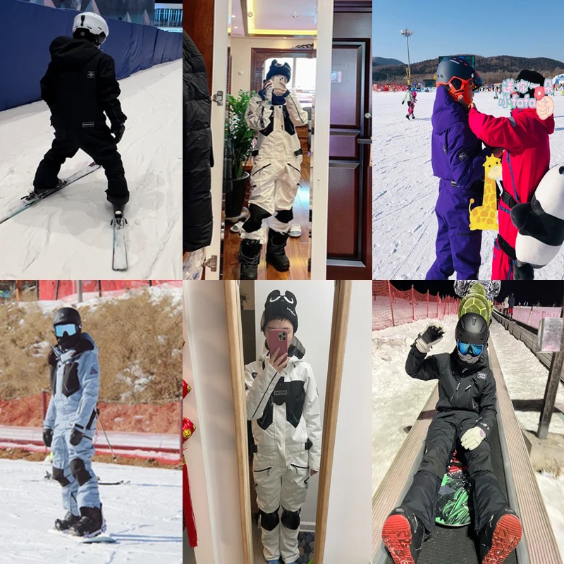 Ski Overalls Women's Ski Suit Windproof Snowboard Winter Ski Suit Woman