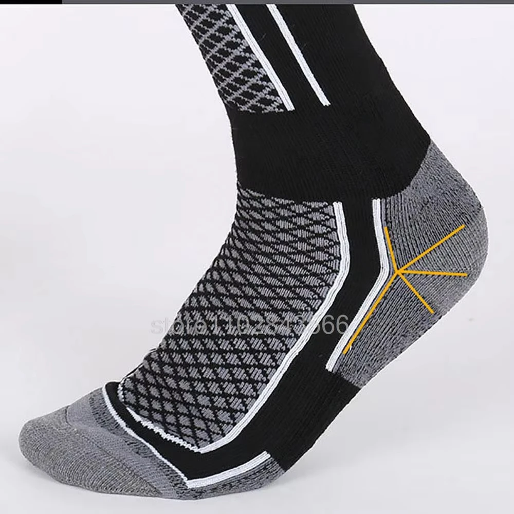 Ski Stockings Ski Thermal Socks Men Women Winter Long Warm Compression Socks Ski Hiking Snowboarding Climbing Sports