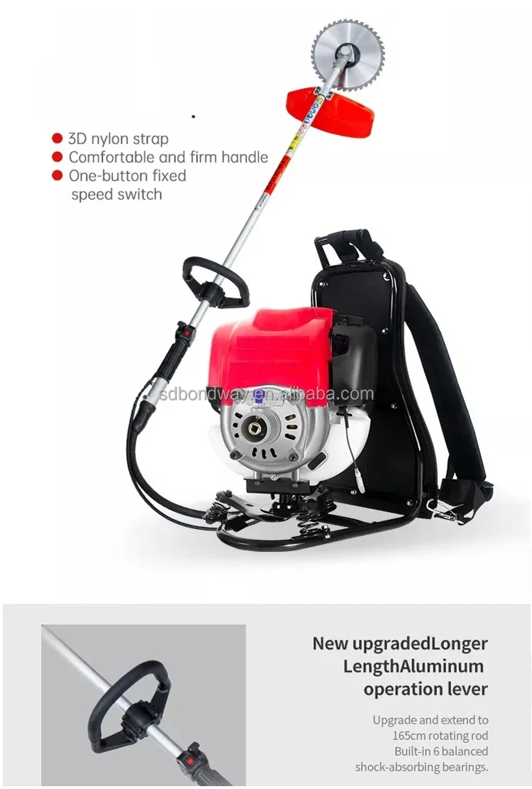 Description Picture 4 of itemIndustrial Grade Manual Power Grass Trimmer Brush Cutter & Mower Machine 4-Stroke 24V