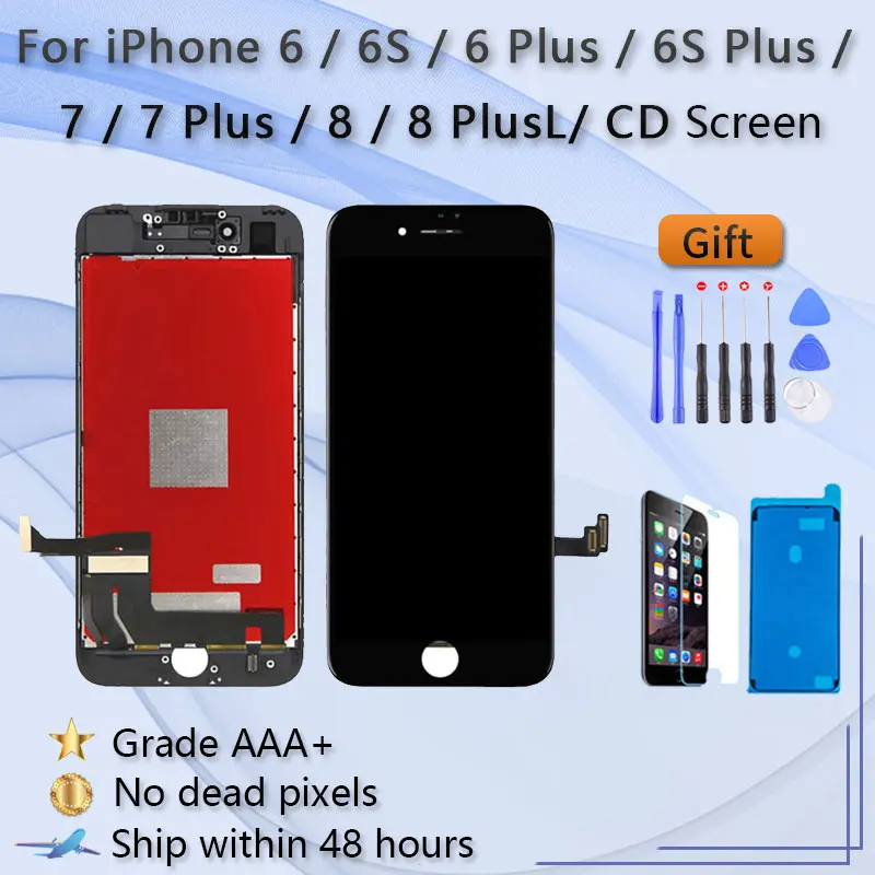 2/4Pcs Screen Protector Glass For iPhone 6 6S 7 8 Plus SE 2020 2022