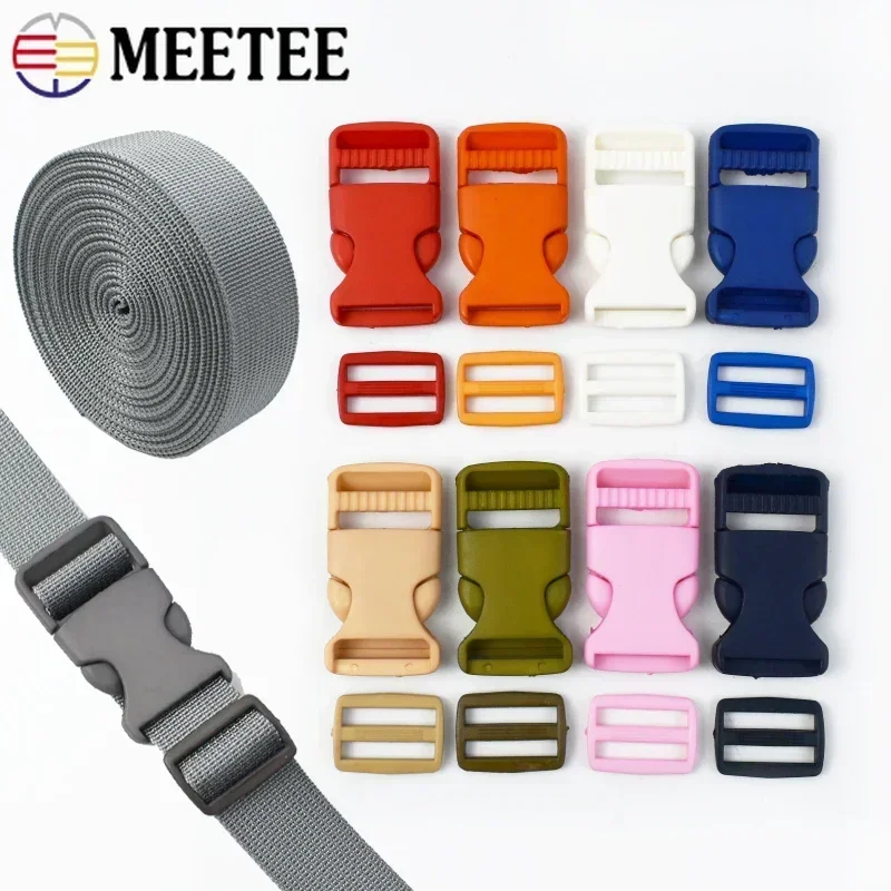 Fita de nylon com fivela de plástico Side Release, Mochila Tri Glide Fecho,  Correias de saco, Fivelas, Acessórios DIY, 20mm, 25mm, 2 conjuntos, 5  conjuntos, 10 conjuntos - AliExpress