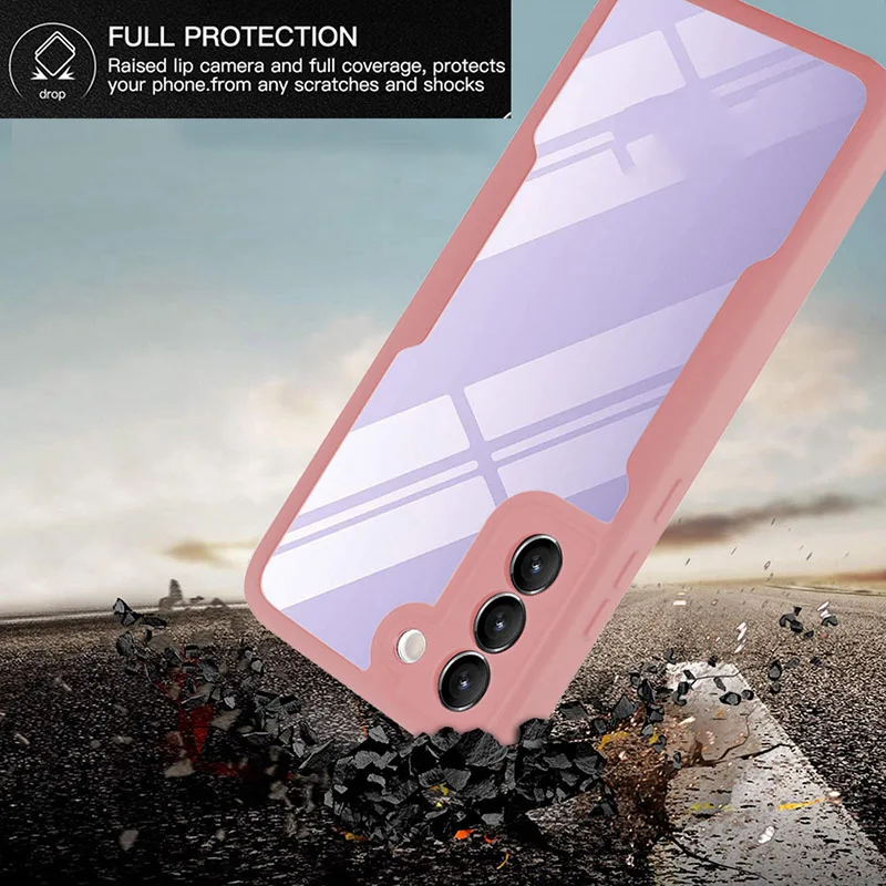 Luxury 360 Full Body Protection Shockproof Soft Silicone Phone Case