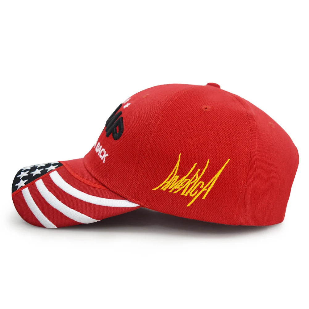 Unisex Trump Duck Tongue Hat Keep America Great Fashion Sports Hat 3D Embroidery Snapback President Adjustable Golf Cap