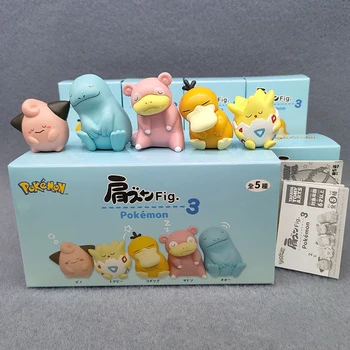 Pokemon appisolati figure in Box 5 pz/set Pikachu Snorlax Gengar Psyduck e altri 1