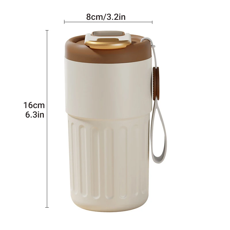 420ml Smart Coffee Cup Led Temperature Display Vacuum Bottle 316 Stainless  Steel Thermos Bottle With Filter For Christmas Gifts