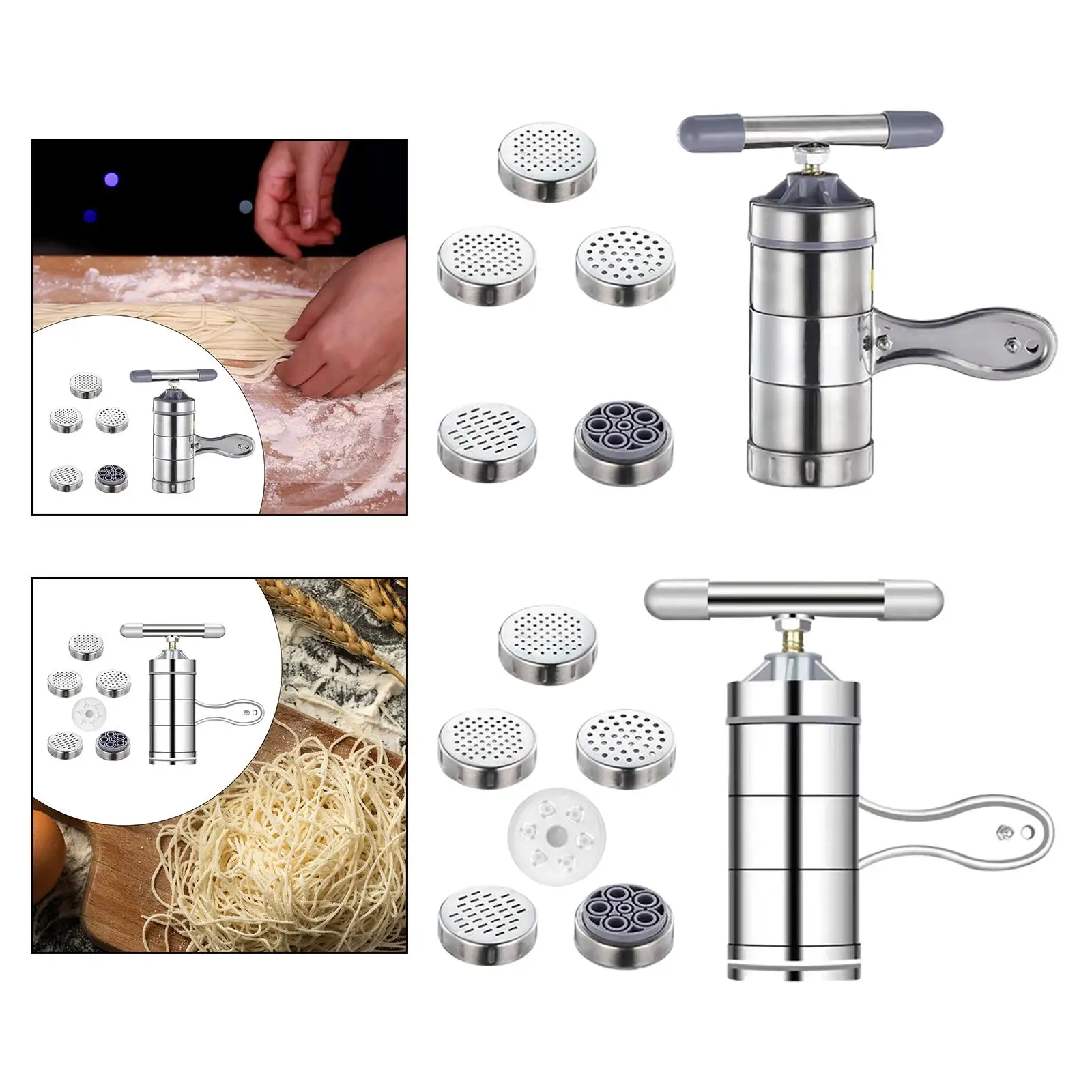 Pasta Maker Pasta Machine Lasagna Stainless Steel Household Cordless Spaghetti