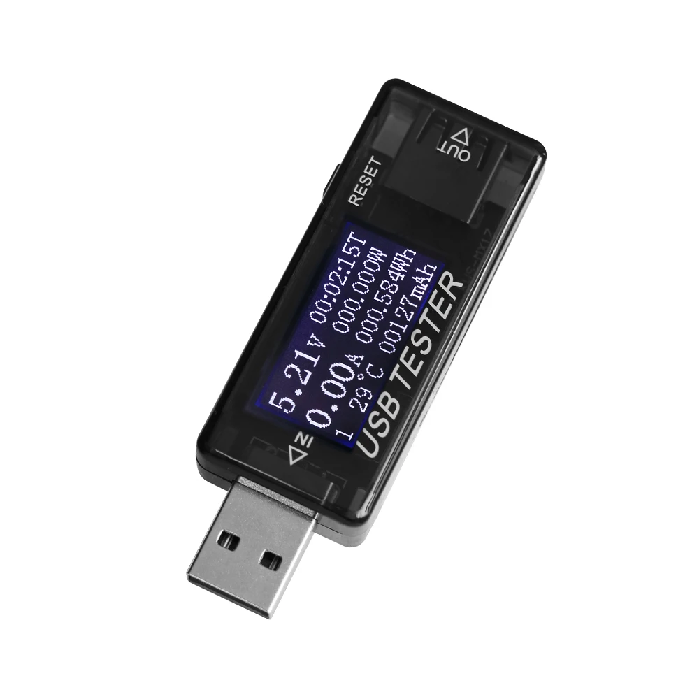 Voltage Tester Voltage Gauge USB Tester DC Power Meter 4V-30V Digital Voltmeter Voltimetro Volt Meter Power Bank Wattmeter Voltage Tester Doctor Detector
