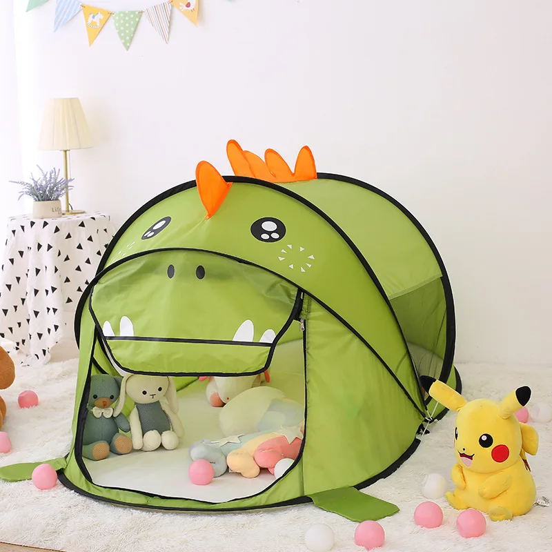 Indoor Children's Tent Playhouse Toy Castle Boys and Girls Cartoon Small Dinosaur Toy Tent Outdoor Tent Toys Play Tent water shooting toy soaker shark dinosaur shape water spraying toy summer beach toys children outdoor fun interactive toy gift