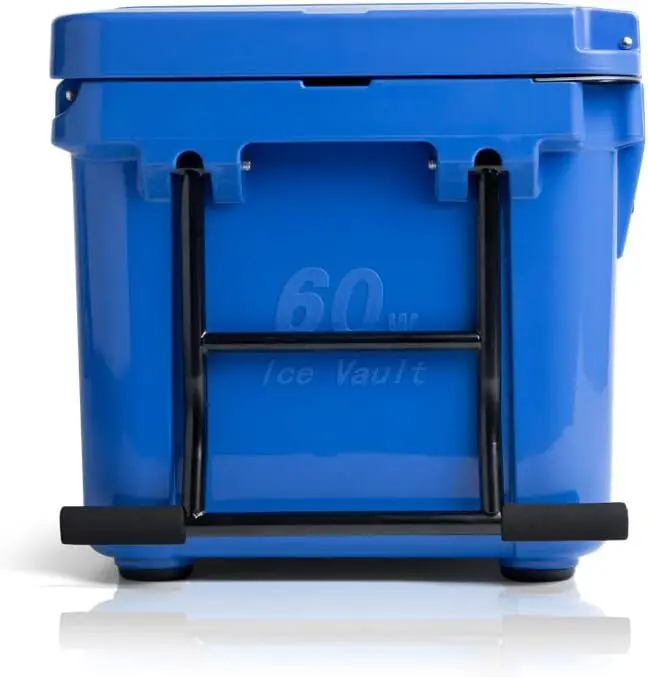 Blue Coolers Ice Vault &ndash; 60 Quart, Roto-Molded Cooler Large Ice Chest Holds up to 10 Days