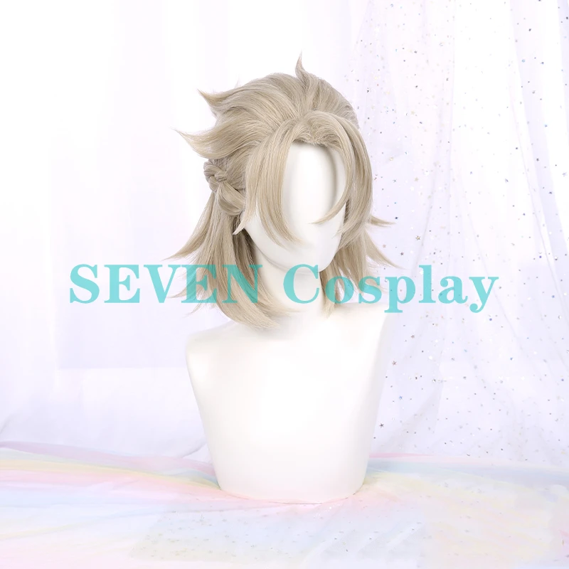 

SEVEN Cosplay в наличии Game Genshin Impact Albedo Cosplay Wig