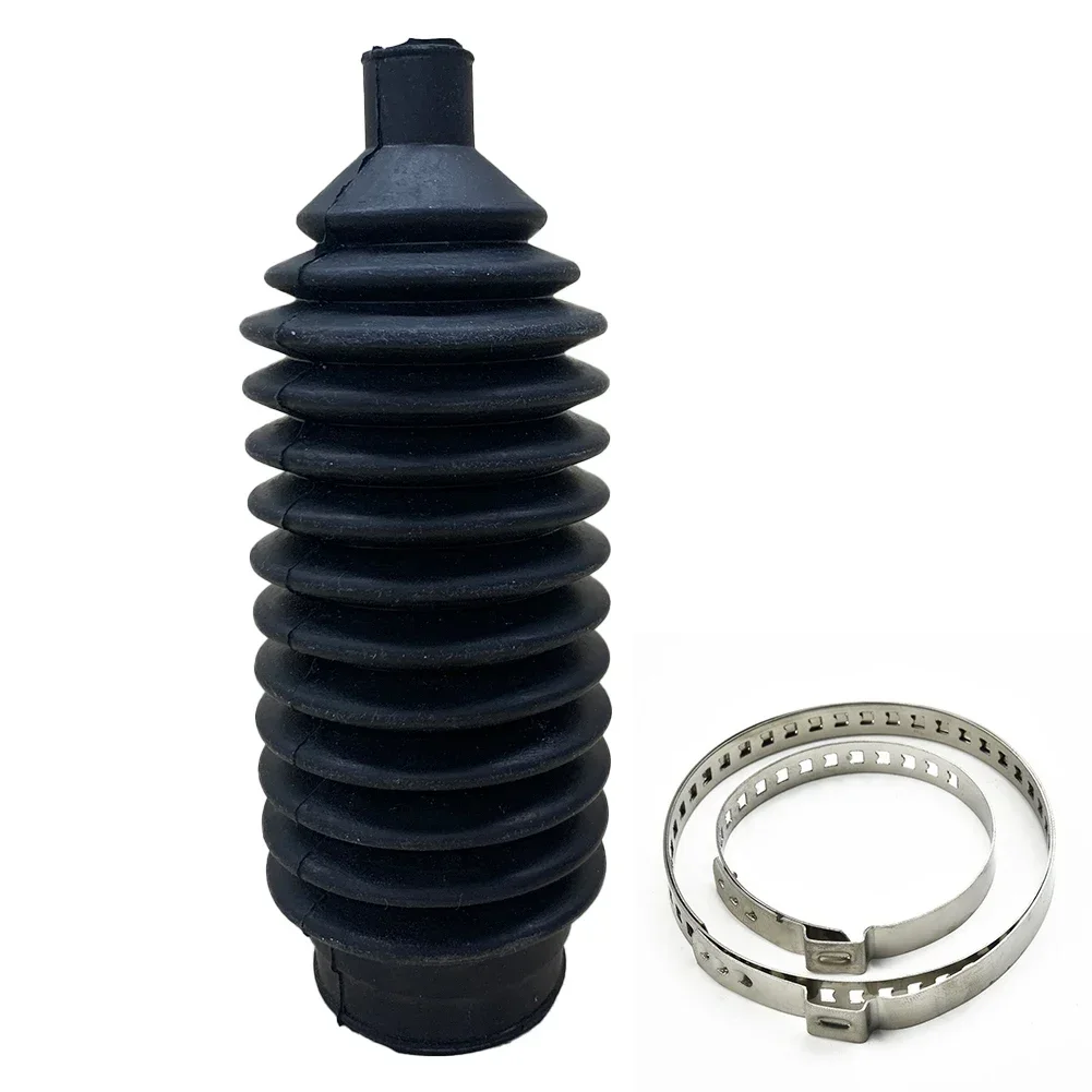 1Set Silicone Power Steering Rack & Pinion Bellow Boot Clamps Kits Universal Chassis Cv Parts Car Replacement Accessories,stainless steel clamp clips,silicone steering boot kit