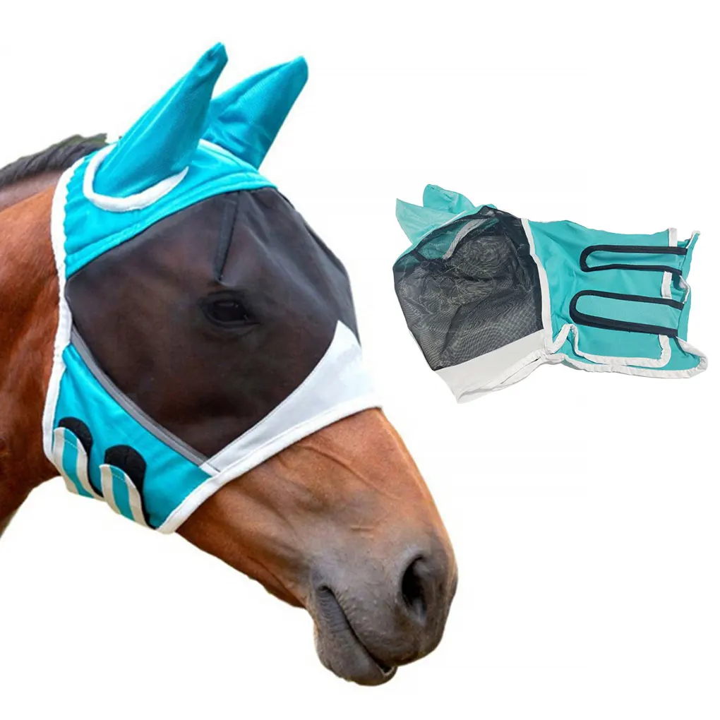 Breathable Horse Fly Mask with Ears 2