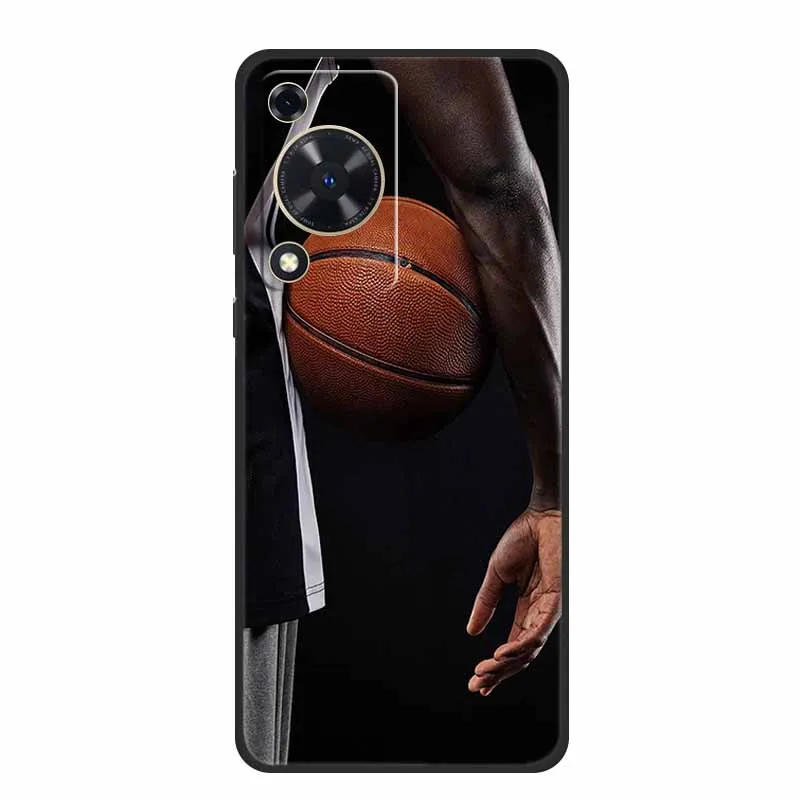 Black Silicone Soft Phone Case - Sleek Protective Back Cover
