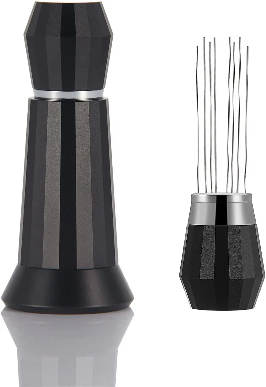 

Espresso Distribution Tools Coffee Stirrer for Barista 0.4mm 8 Needles Distribution Espresso Stirrer with Stand