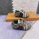  New Arrival First Walkers Newborn Baby Boy Girl Shoes Casual Soft Bottom Non-Slip Breathable Black Flower Infant Toddler shoes 